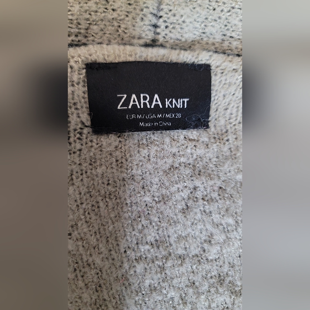 Zara Knit Open Drape Front Wool Blend Cardigan
Sweater Jacket Size M - Picture 5 of 7